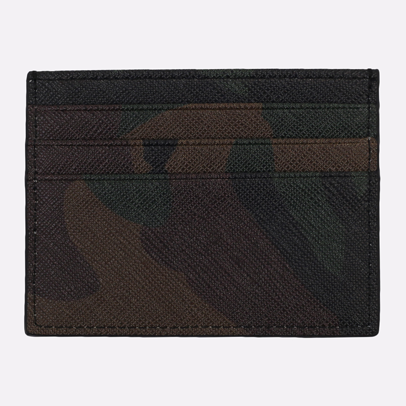 Визитница Carhartt WIP Coated Card Holder (I026209-camo laurel/orng)  - цена, описание, фото 2